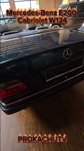 🚘 Mercedes-Benz W124 E200 Cabriolet – a legend of the 90s!