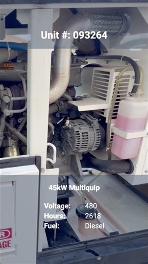 45kW Multiquip Diesel Generator | Load Bank Test | Generator Source