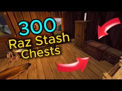 Loot From 300 Raz Stash Chest (Oaken Key Edition)