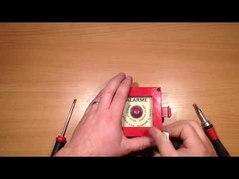 Alarme Incendie - TEST BBG Ancien Boitier Bris de glace en réel !!!