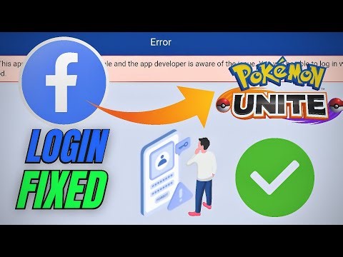 Facebook Login Error Fixed ✅ | Pokemon UNITE |