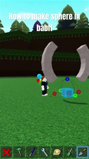 How to make sphere in babft #babftroblox