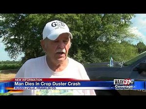 Man Dies In Crop Duster Crash