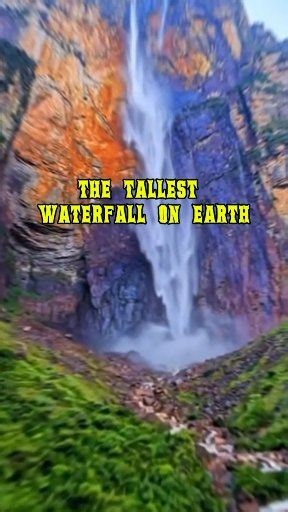 Angel Falls in Venezuela is the tallest waterfall on Earth, dropping over 3,000 feet from a flat-topped mountain deep in the jungle. Would you visit this place? #NatureFacts #Waterfall #Travel | Mr. OTO