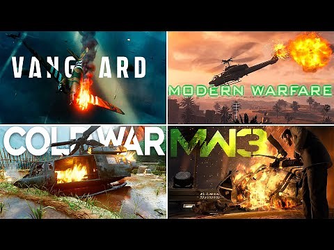 Evolution of Helicopter / Plane Crashes in Call of Duty Games