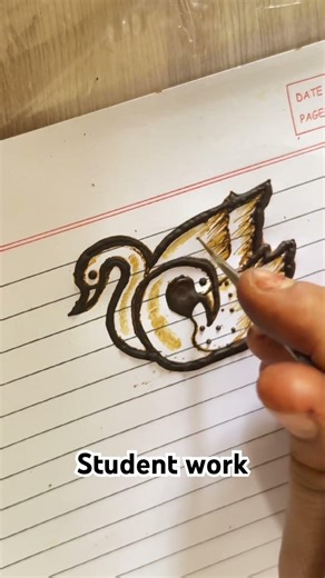 Swan pair student class work