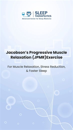 Sleep Therapeutics on Instagram: "Jacobson’s Progressive Muscle Relaxation (JPMR) is a guided technique that helps release physical tension and calm the nervous system by consciously relaxing specific muscle groups. This video walks you through a focused exercise sequence including: • Forehead relaxation to ease mental strain and facial tension • Toe and foot muscle release to ground the body and reduce stress • Guided awareness to support overall mind–body relaxation A simple practice, when don