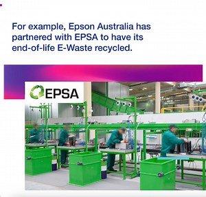 When it comes to reducing waste and recycling, e-waste doesn't necessarily come to mind. Yet, it has crept up to be one of the major contributors to the overall waste produced globally. This Internal E-Waste Day, learn how Epson is working to combat the issue and start your journey to becoming an e-waste conscious consumer today! Learn more about Epson's Product Recycling initiatives here: https://global.epson.com/SR/environment/resources/recycle.html#h2_04 | Epson | Facebook