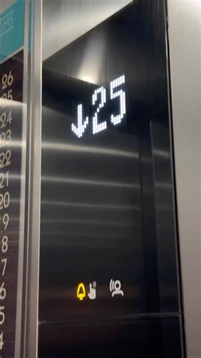 FAST KONE MonoSpace #lift #elevator at Premier Inn London Canary Wharf (Westferry)