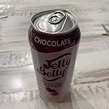 Jelly Belly Chocolate Sparkling Water, Sugar-Free 0 Calorie Seltzer, 16 Ounce Can, 12 Pack