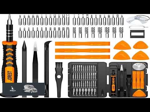 JOREST 59Pcs Small Precision Screwdriver Set with Torx T5 T6 T8 Mini