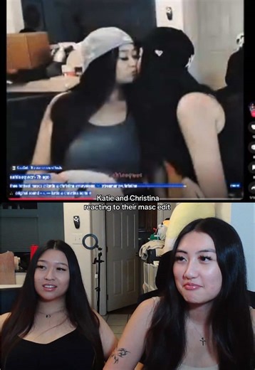 W MASCS 🥵 twitch - katieandchristina #wlw #couple #edit #katiexchristina #twitch