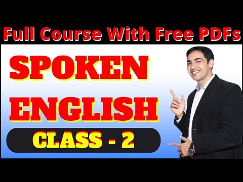 अंग्रेजी बोलना सीखे एकदम Zero से | English speaking course Class 2 | Spoken English course Class 2