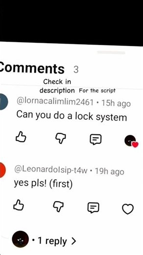 here's your script #roblox