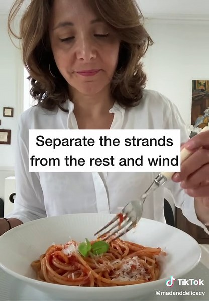 How to Eat Spaghetti the Italian Way | Spoon and Fork Technique