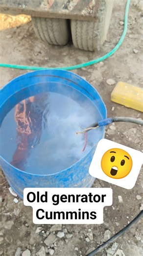 Cummins old generator water load testing