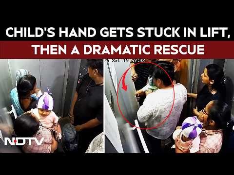 Pune News | On Camera: Dramatic Lift Rescue After Child’s Hand Gets Stuck In Pune