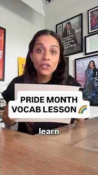 Pride Month Vocab Lesson 🏳️‍🌈