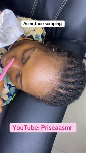 Relaxing ASMR Face Scraping and Massage Techniques