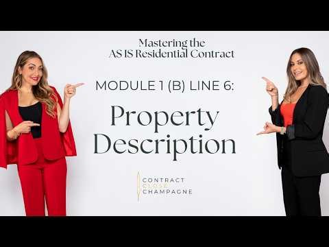Module 1 (B) Line 6: Property Description
