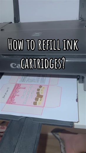 How to refill ink cartridges? I got you 😊 #printer #inkrefill #refillcartridges #tips