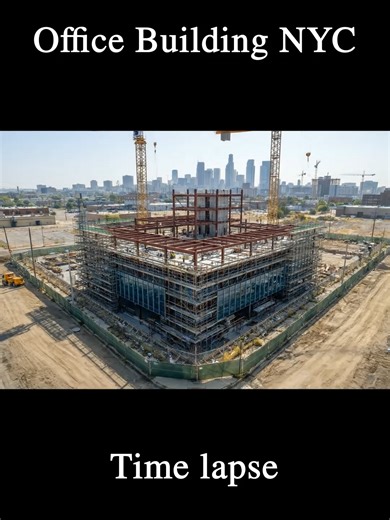 NYC - Office Building Time Lapse #usa