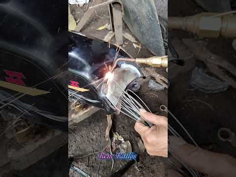 Process repair rusty fuel tank #repairing #diy#LATERO