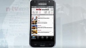 Zunächst exklusiv für Samsung Galaxy S - Die n-tv Google Android App