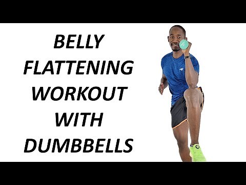 20 Minute BELLY-FLATTENING Standing Abs Workout with Dumbbells