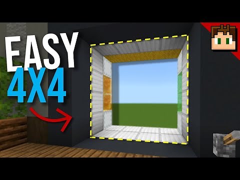 The SIMPLEST 4x4 Door! [Minecraft Bedrock 1.21] Tutorial