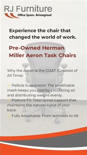 Pre-Owned Herman Miller Aeron Task Chair