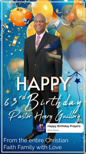 Happy birthday to our hard working and wonderful pastor and friend. Your wisdom and guidance are a gift to us all. Thank you for all that you do. May your day be filled with joy, laughter, and many blessings. | Christian Faith Baptist Church