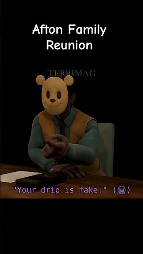 ,,Your drip is fake 💀" ┃Fnaf Family Reunion (Animation) #fnaf #blender #animation #williamafton