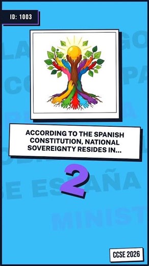 Who holds power in Spain? 🇪🇸 CCSE 2026 Prep!