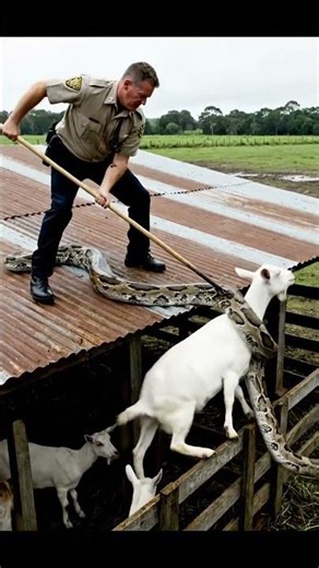 Python Takes Down Goat. CAN HE STOP IT?