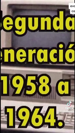 evolución de las computadoras. generaciones
