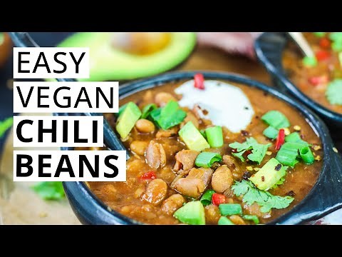 HOW TO MAKE EASY CHILI BEANS | Vegan, Plant-Based, Vegetarian