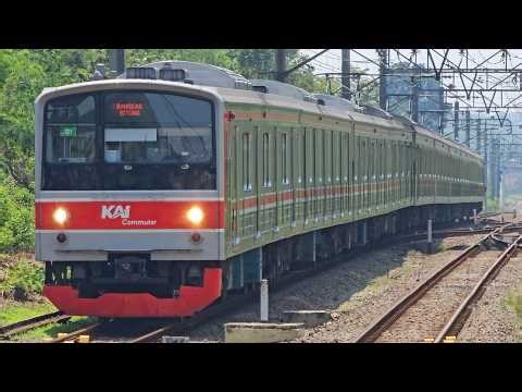 [4K] Stasiun Maja: Kompilasi Kereta JR 205 Rheostatik, VVVF, Marchen | KRL Commuter Line (3/4)