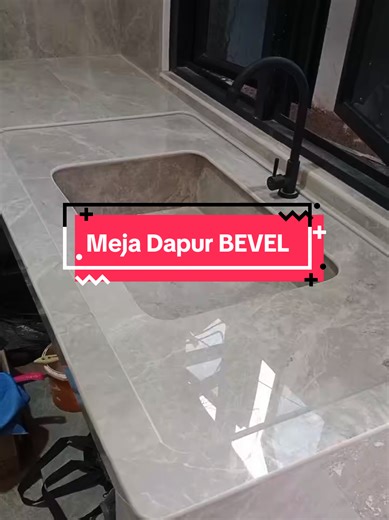 Meja Dapur Bevel: Cara Membuat dan Contoh Desain