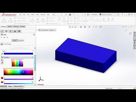Solidworks Tutorial 76: Configuration Display States