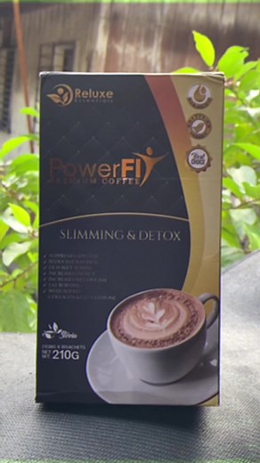 My favorite Slimming and Detox Coffee💛 #powerFitPremiumCoffee @Reluxe Essentials