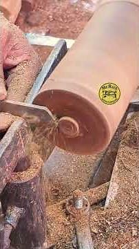 Handmade Brown Glass from Palm Wood #woodworking