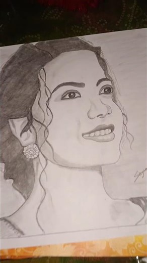 Rashmika Mandanna Sketch 😍 | Portrait Sketch | Realistic Rashmika Sketch 🔥 | beautiful girl sketch