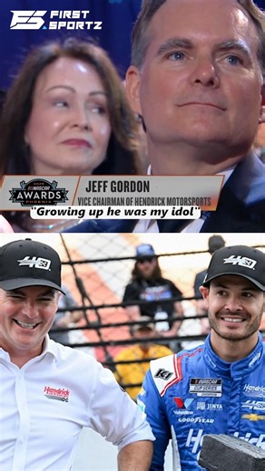 Kyle Larson names Jeff Gordon as his idol growing up #NASCAR #fblifestyle | FirstSportz Nascar