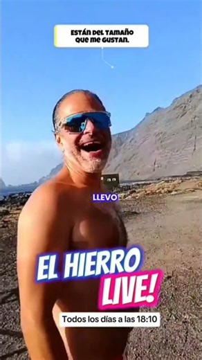 #ElHierro LIVE 🔥 Every day at 6:10 PM - Canary Islands time 😎🌴☀️ #Hiking #fyp #CanaryIslands #Travel
