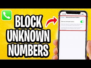 How To Block Unknown Numbers On iPhone