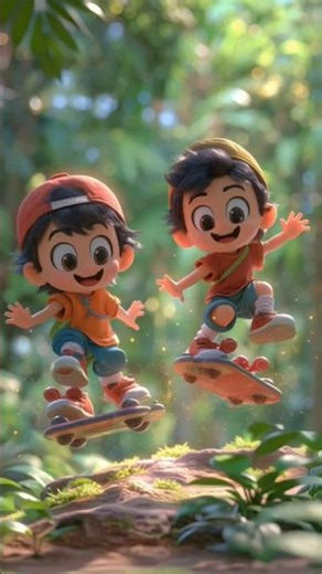 🌟 "Fun on Ice – 3D Skating Animation"