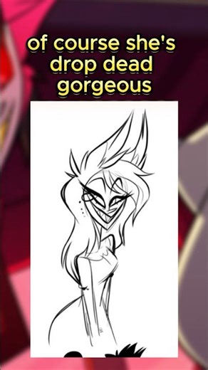Did you know about Alastor's Female design in Hazbin Hotel?