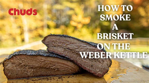 BRISKET ON THE WEBER KETTLE! | Chuds BBQ