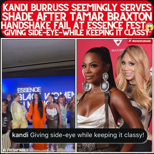 KANDI BURRUSS SEEMINGLY SHADES TAMAR BRAXTON AFTER AWKWARD ESSENCE FEST MOMENT!